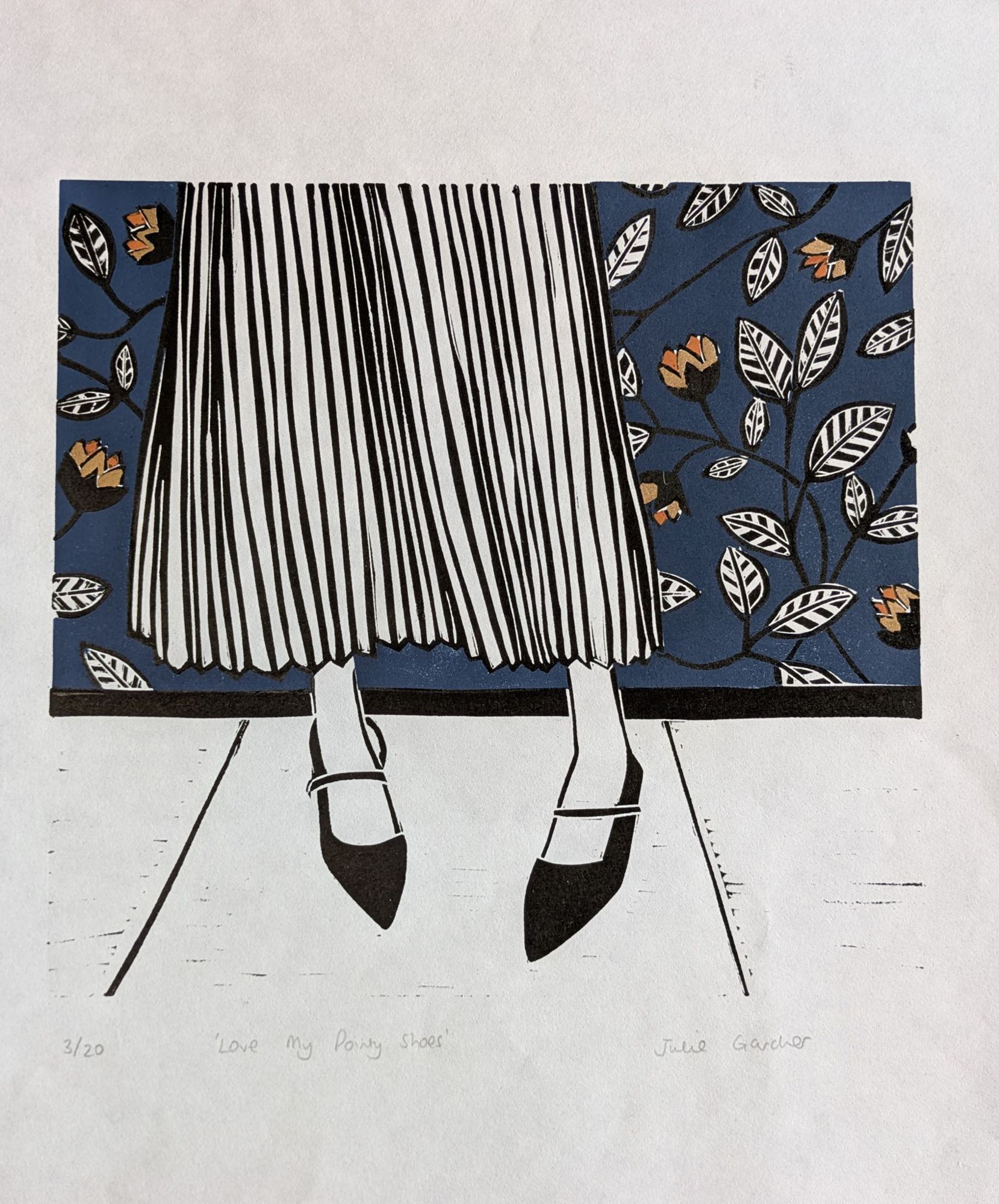 JG-My Pointy Shoes main image Julie Gardner Art