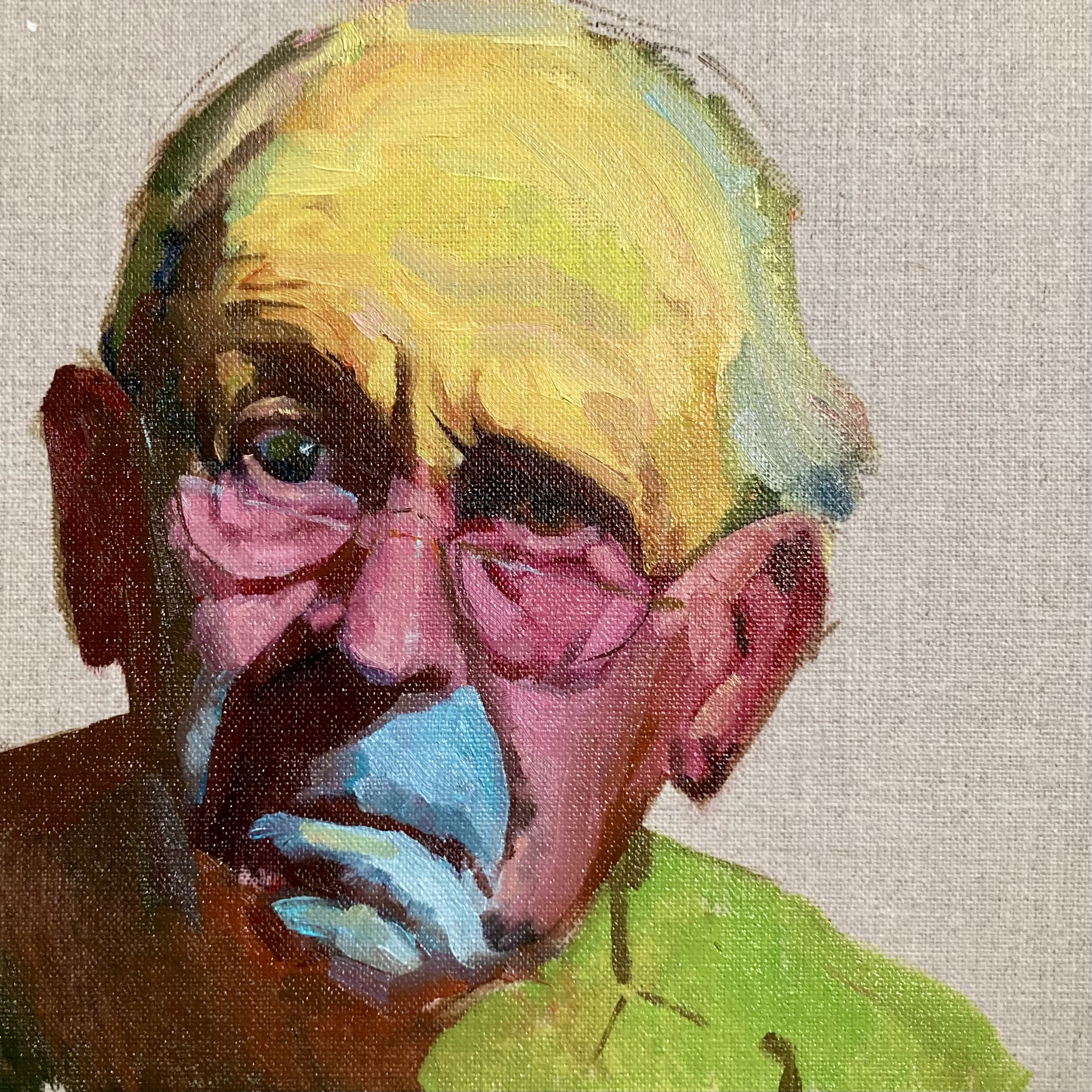 Old Man Coloured face